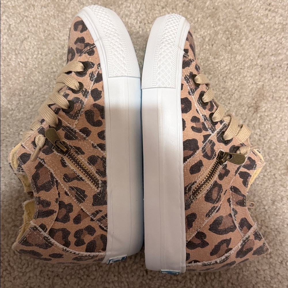 Blowfish Malibu Tan Leopard Print Women's Sneakers - Picture 6 of 6